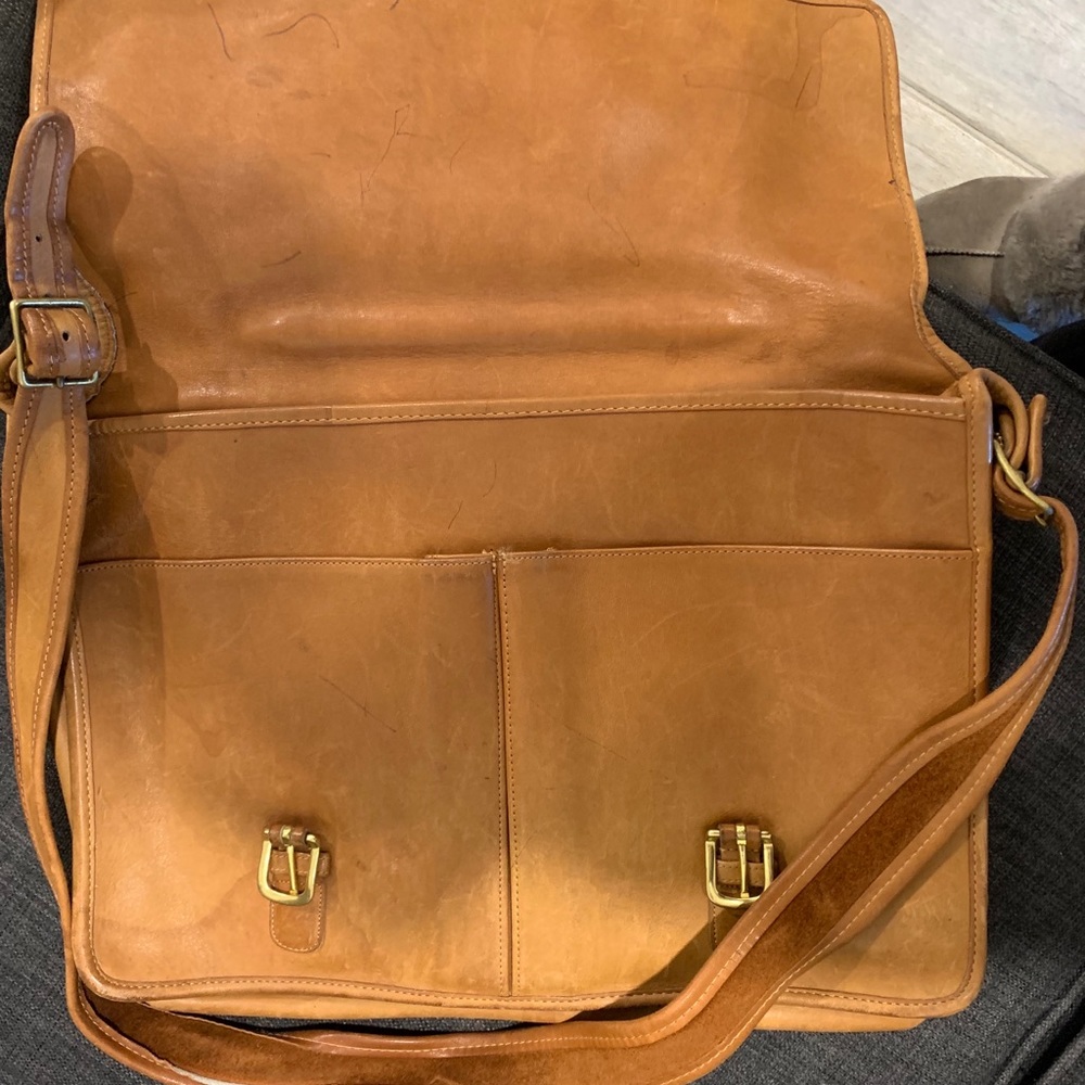 Coach Leather Attaché. Men’s. Circa 1980’s. - Picture 2 of 5